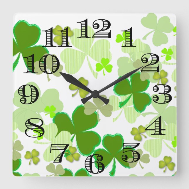 Horloge shamrock (Recto)
