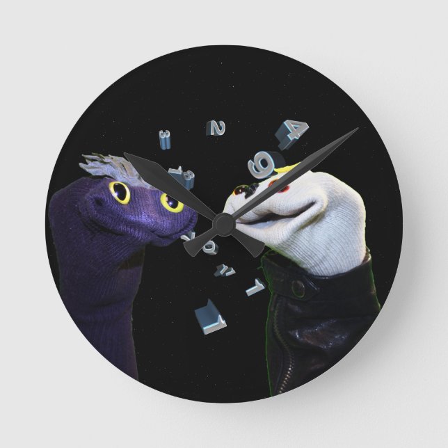Horloge Sifle et Olly "Space & Time" (Recto)