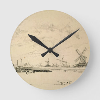 horloge "Sketch of Windmills"