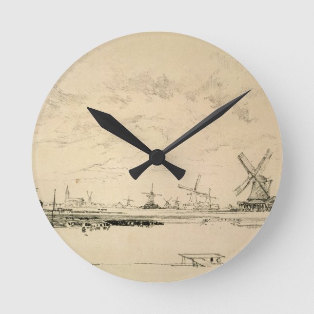 horloge "Sketch of Windmills" (Recto)