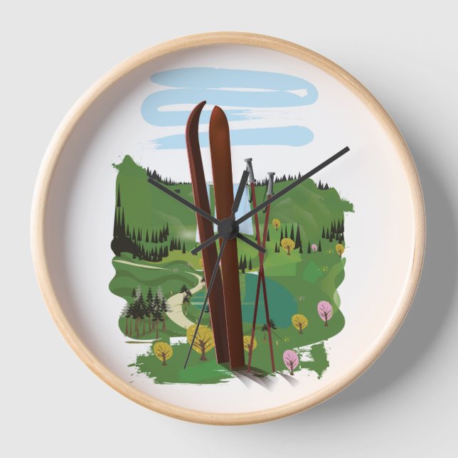 Horloge Ski (Recto)