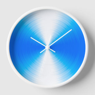 Horloge Sky Blue Radiant Contemporain