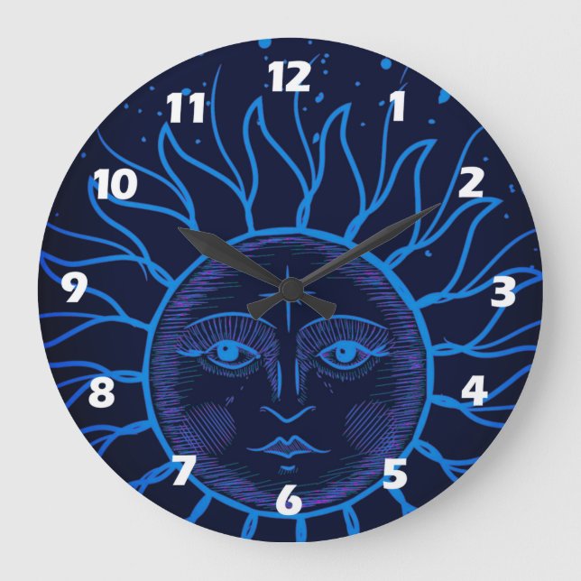 Horloge solaire céleste avec chiffres  (Recto)