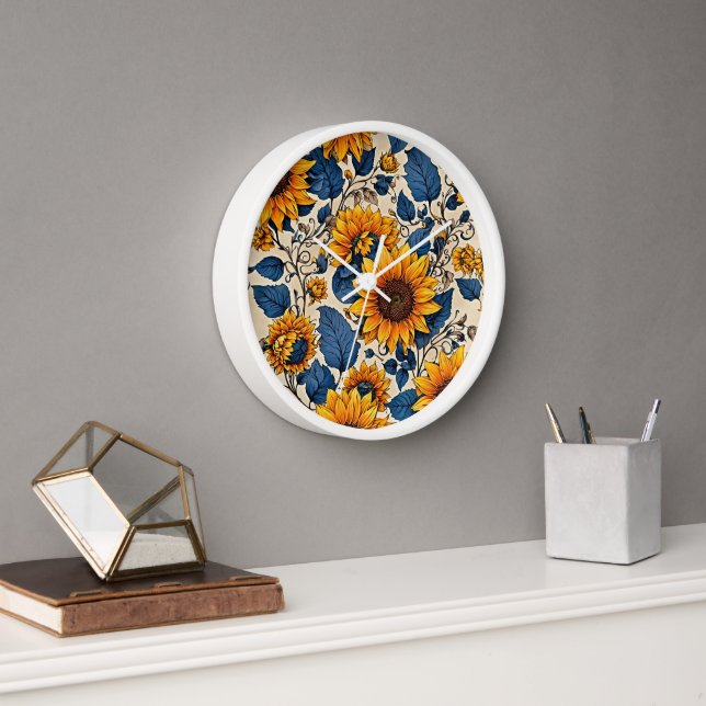 Horloge Soleil éternel : Infuse ton espace de rayonnement (Bureau)