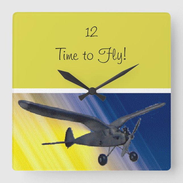 Horloge - spectre - avion modèle (Recto)