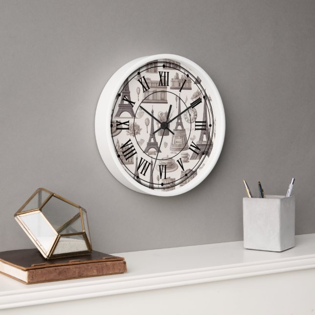 Horloge Splendor parisien - Elégance Inspiré de Paris (Bureau)