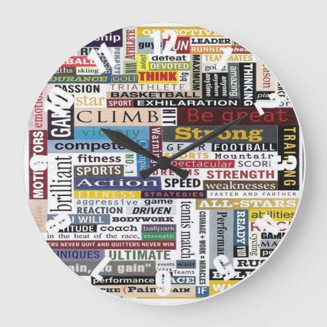 Horloge sportive Customisée colorée (Recto)