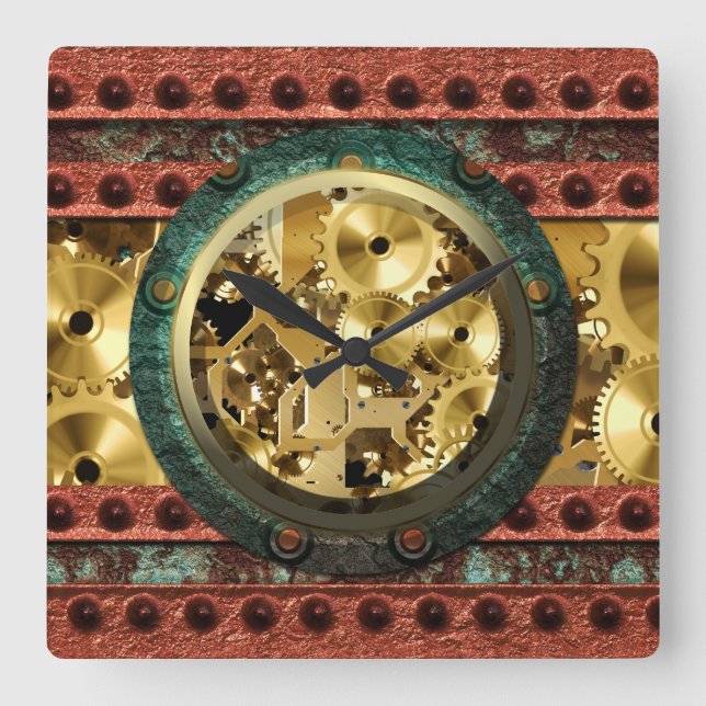 Horloge Steampunk 4B (Recto)