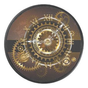 Horloge Steampunk avec des engrenages anciens