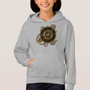Horloge Steampunk avec des engrenages anciens