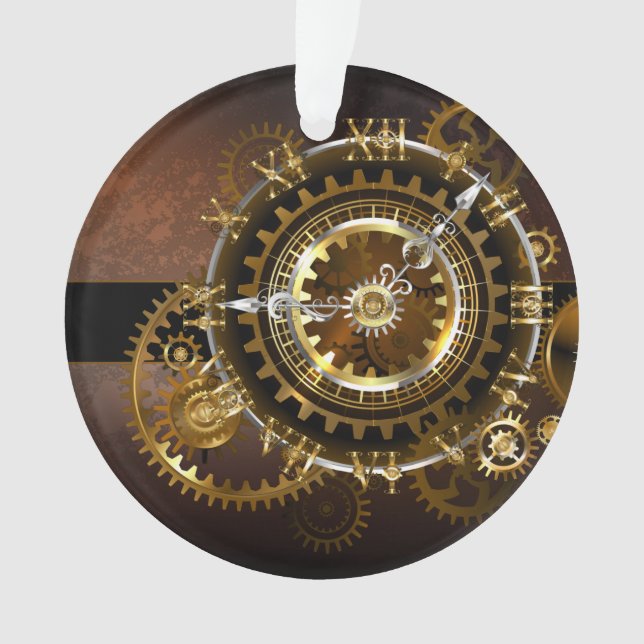 Horloge Steampunk avec des engrenages anciens (devant)