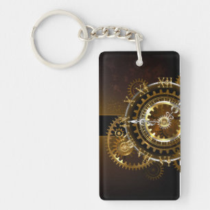 Horloge Steampunk avec des engrenages anciens