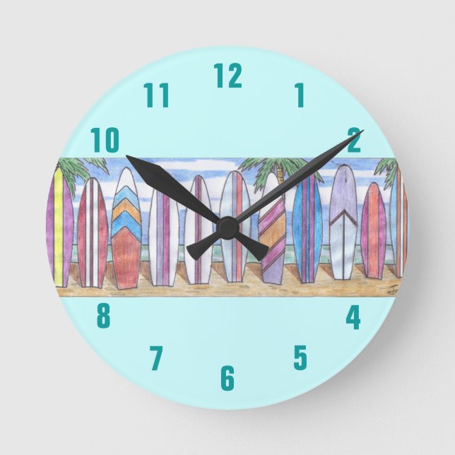 Horloge SURFBOARDS (Recto)