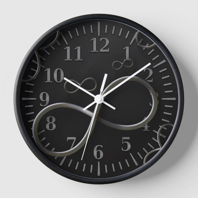Horloge Symbole d'infini (Recto)