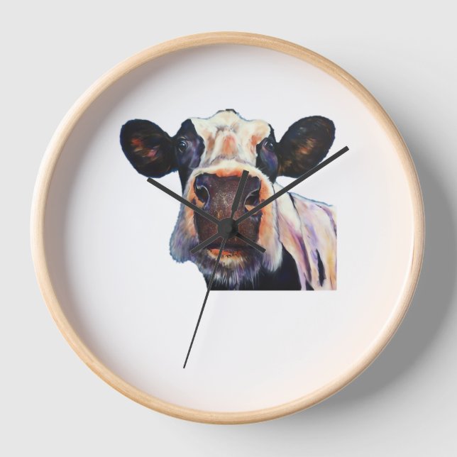 Horloge T-shirt classique de la vache sainte (Recto)