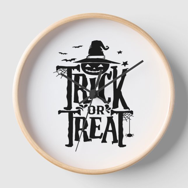 Horloge T-shirt costume d'Halloween pour hommes femmes (Recto)