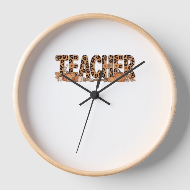 Horloge T-shirt trop grand pour l'enseignant (Recto)