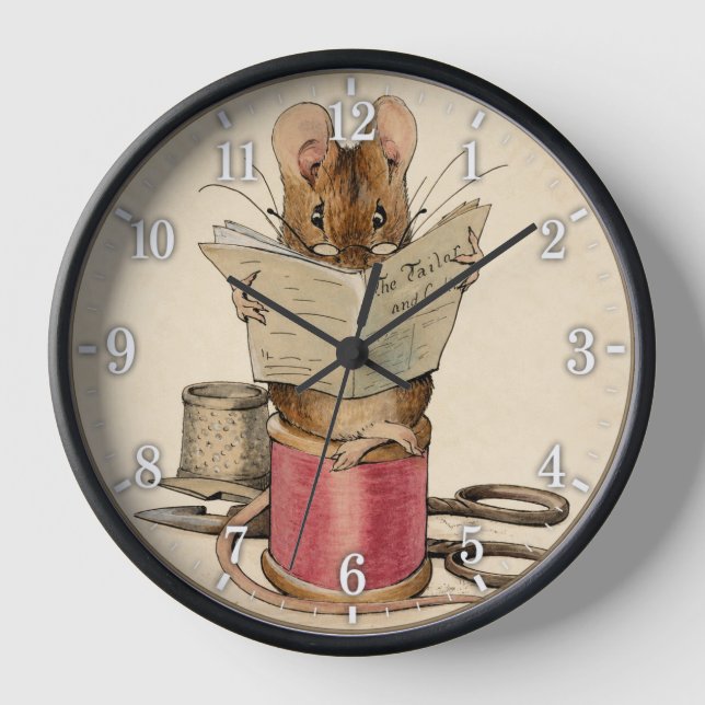 Horloge Tailor Mouse - Beatrix Potter (Recto)