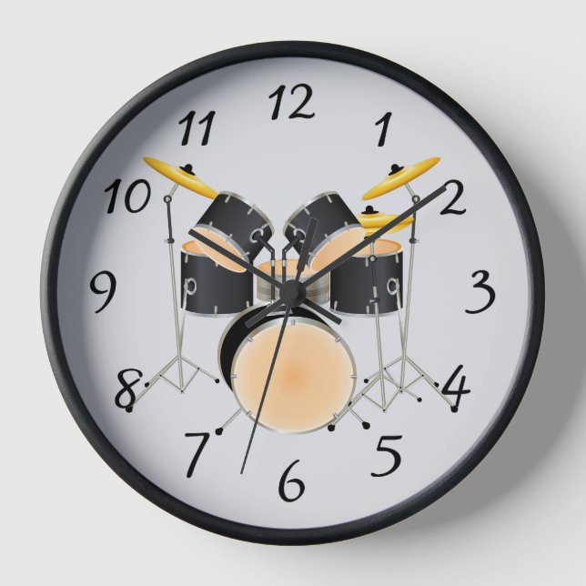 Horloge tambour Animé à l'horloge (Recto)