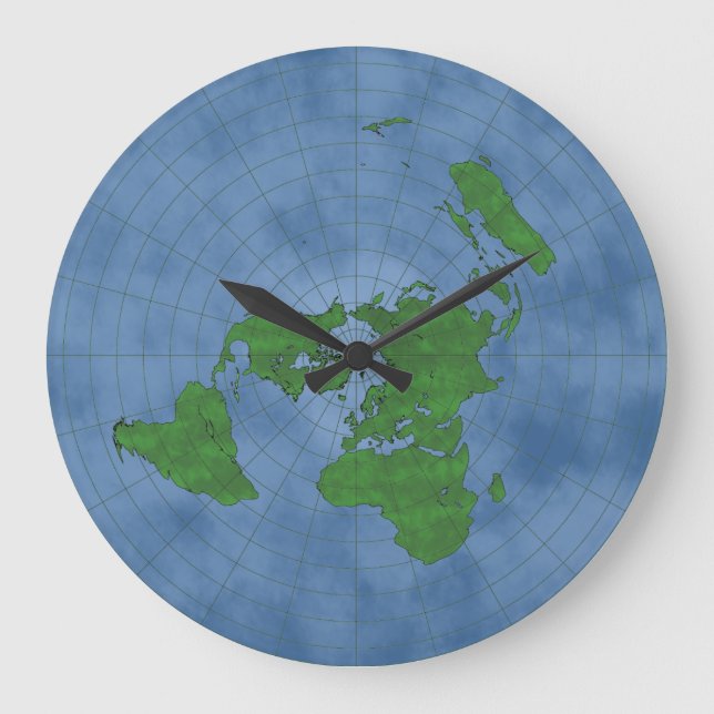 Horloge Terre plate (Recto)