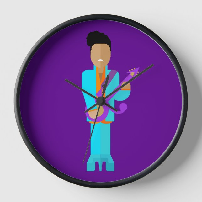 Horloge The Purple Pixie - Funk Legend Wall Clock (Recto)