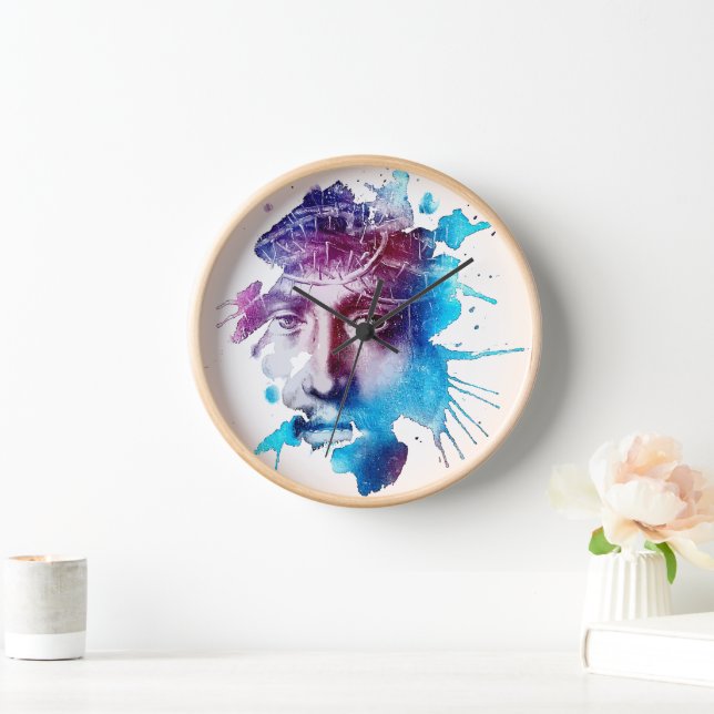 Horloge Thorn Crown Jésus Christ Passion Art Abstrait (Maison)