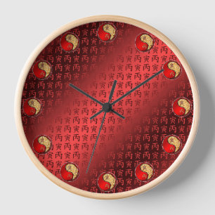 Horloge Tigre de Feu