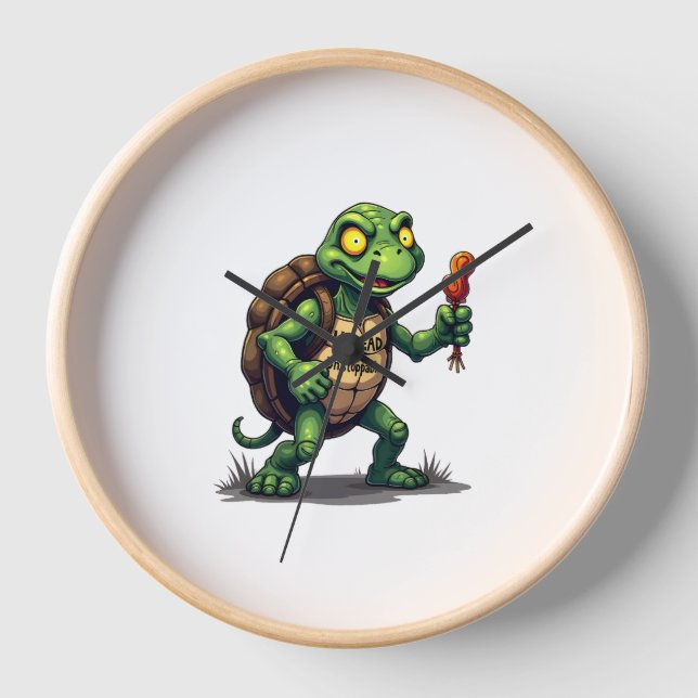 Horloge Tortue zombie (Recto)