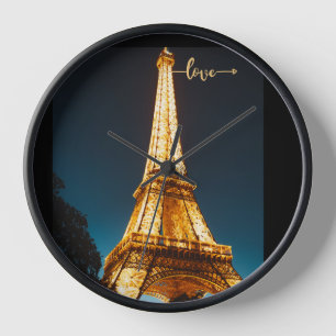 Horloge Tour Eiffel Love