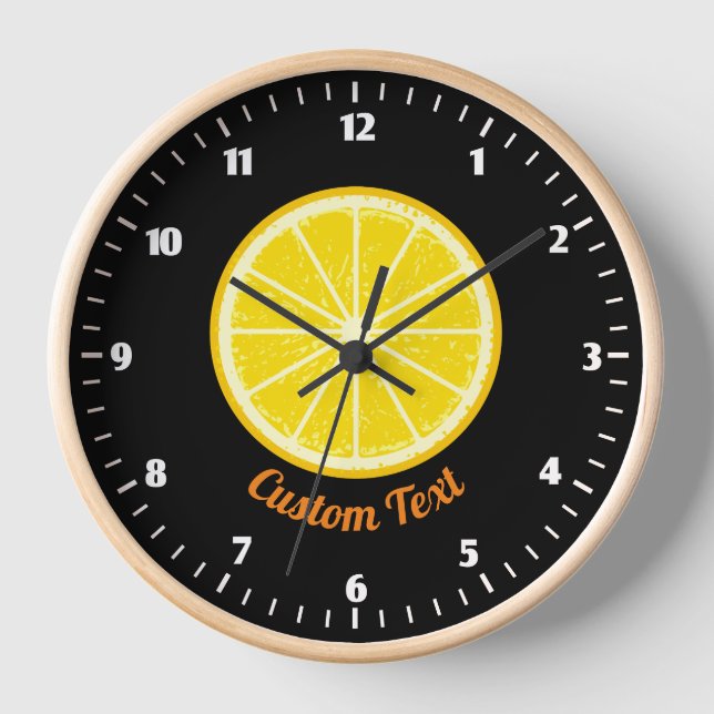 Horloge tranche orange (Recto)