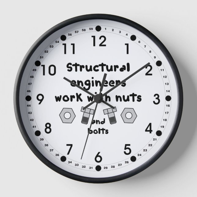 Horloge Travail de Structural Engineers (Recto)
