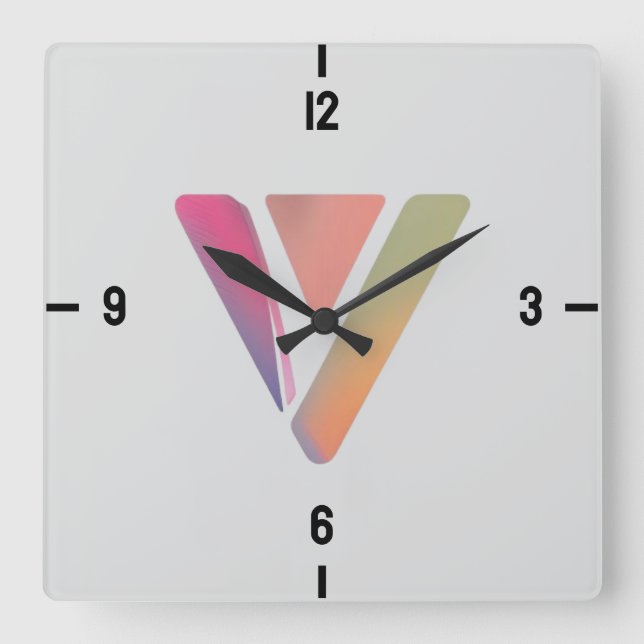 Horloge triangulaire moderne (Recto)