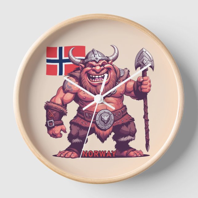 Horloge Troll norvégien (Recto)