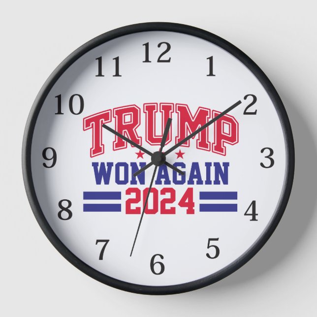 Horloge Trump a encore gagné 2024 (Recto)