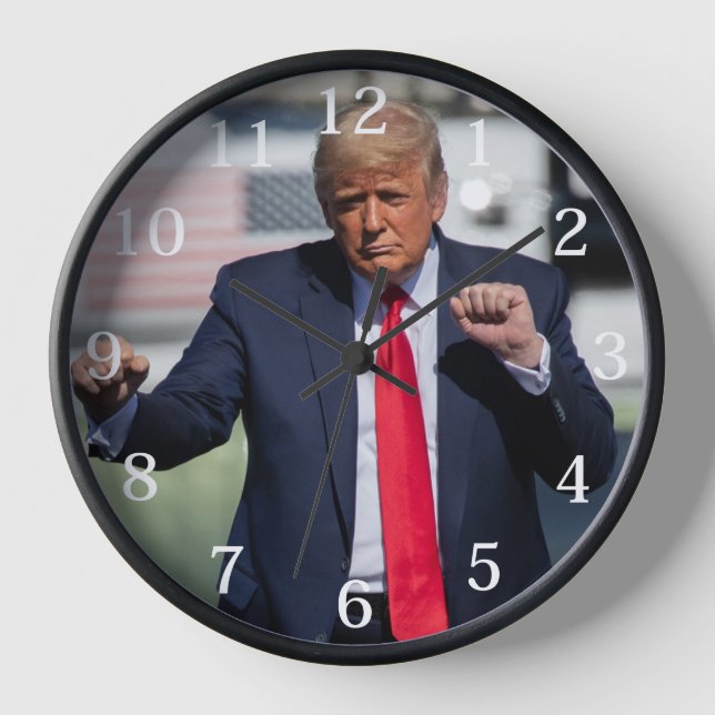 Horloge Trump Dance Funny (Recto)