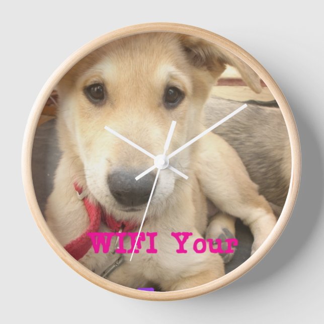 Horloge Tu Devrais WIFI Ton Amour Tous Les Jours (Recto)