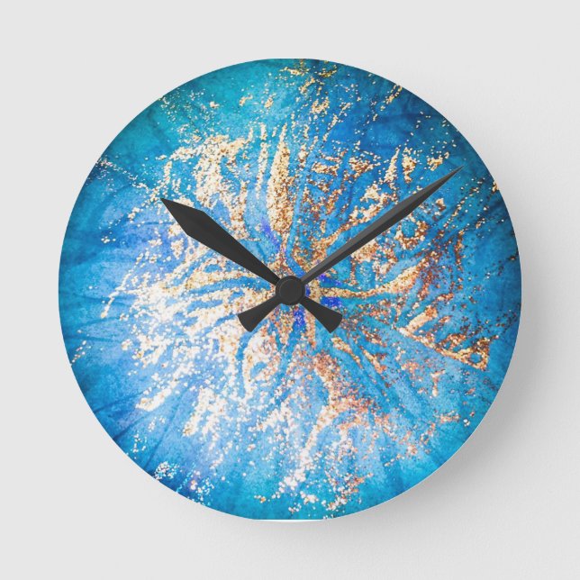 Horloge Turquoise et or (Recto)