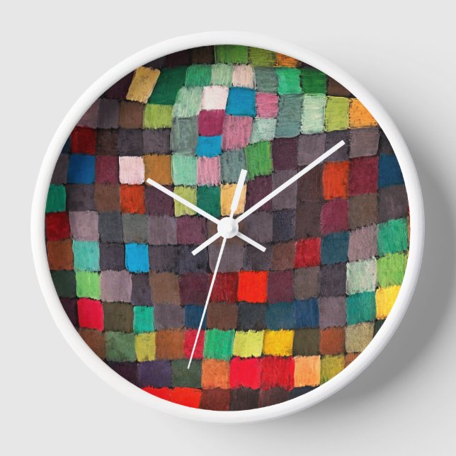 Horloge Un chef-d'oeuvre de Paul Klee : L'élégance dans le (Recto)