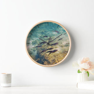Horloge Un monde sous-marin apaisant
