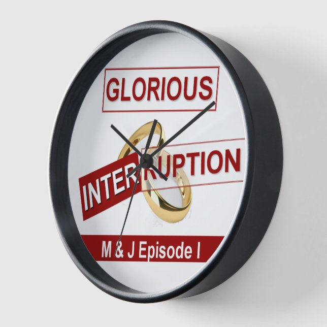 Horloge Une interruption glorieuse : un début doré (Angle)