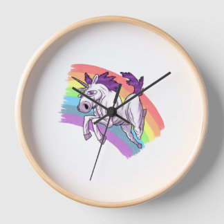 Horloge Une licorne majestueuse