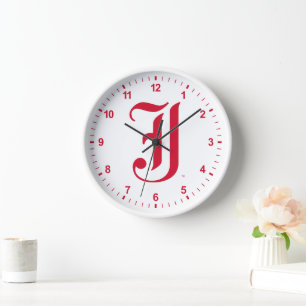 Horloge Université d'État de Jacksonville Classique Lettre