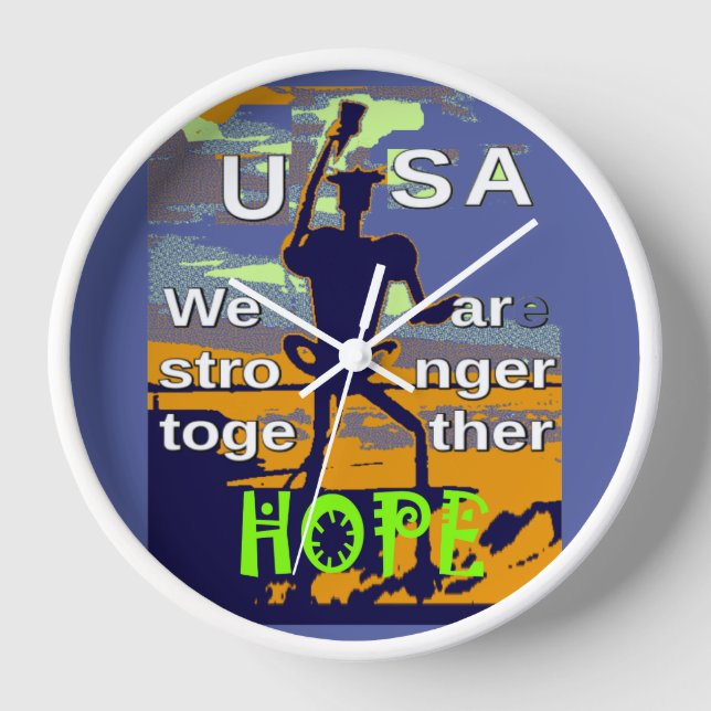 Horloge USA Hope Stronger Together (Recto)