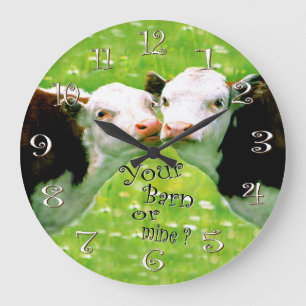 Horloge vache