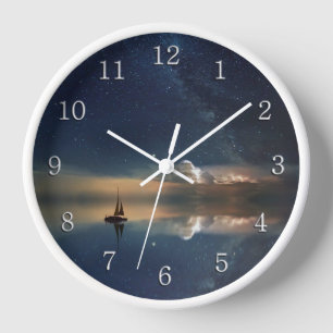 Horloge Vers les nuages Nombres