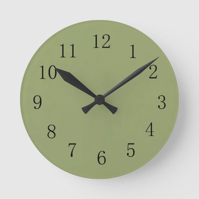 Horloge vert Avocado (Recto)