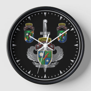 Horloge Vétéran du 75e régiment de rangers en Afghanistan