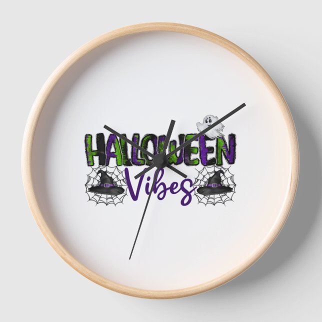 Horloge Vibes d'Halloween (Recto)