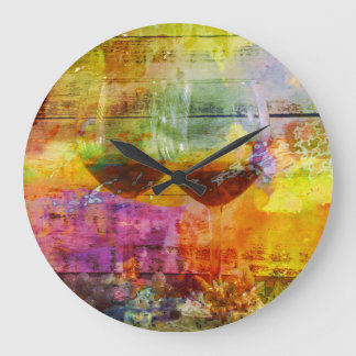 Horloge vibrante de l'Art numérique du vin