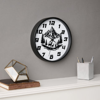 Horloge Vie sauvage majestueuse